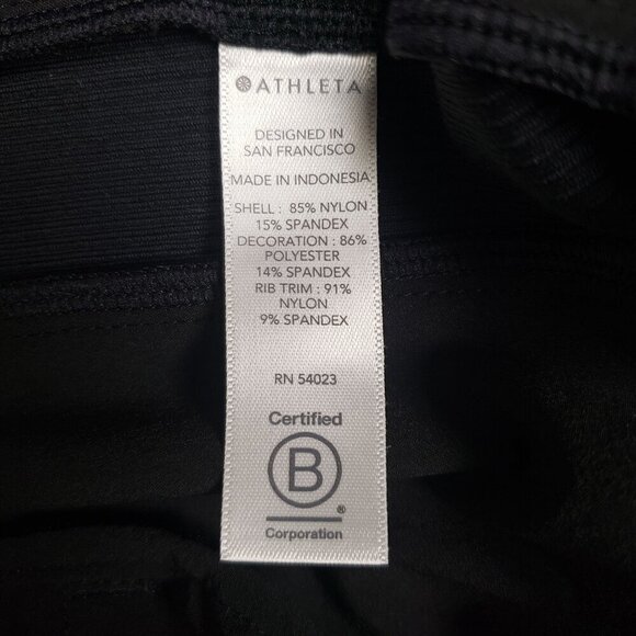 Athleta Colorblock Brooklyn Jogger Womens 6 Black Pants Lightweight Pockets - Picture 9 of 10
